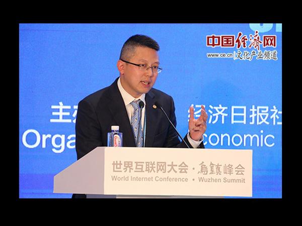 旺旺中时媒体集团总裁蔡绍中发表主旨演讲